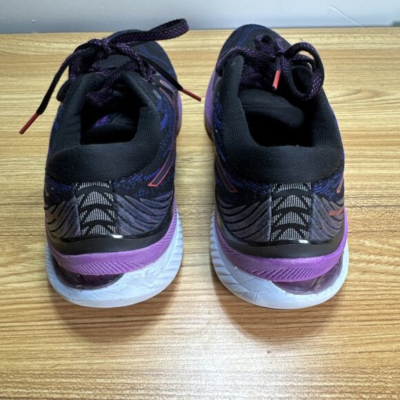 Asics Black and Purple Athletic Shoes for Performance - Picture 5 of 7